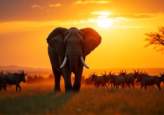 Safari in the Serengeti